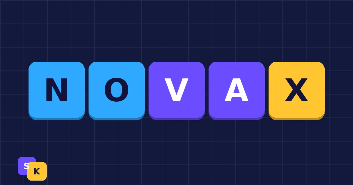 Colored letter tiles forming a short gamer tag, with a smaller row of tiles below showing alternate spellings that were rejected