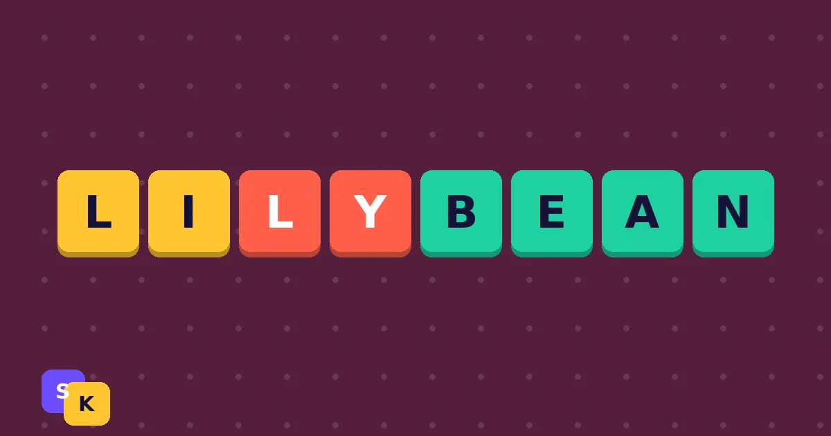 Colored letter tiles arranged in a loose circle, each tile a short, friendly nickname for a different family member or friend