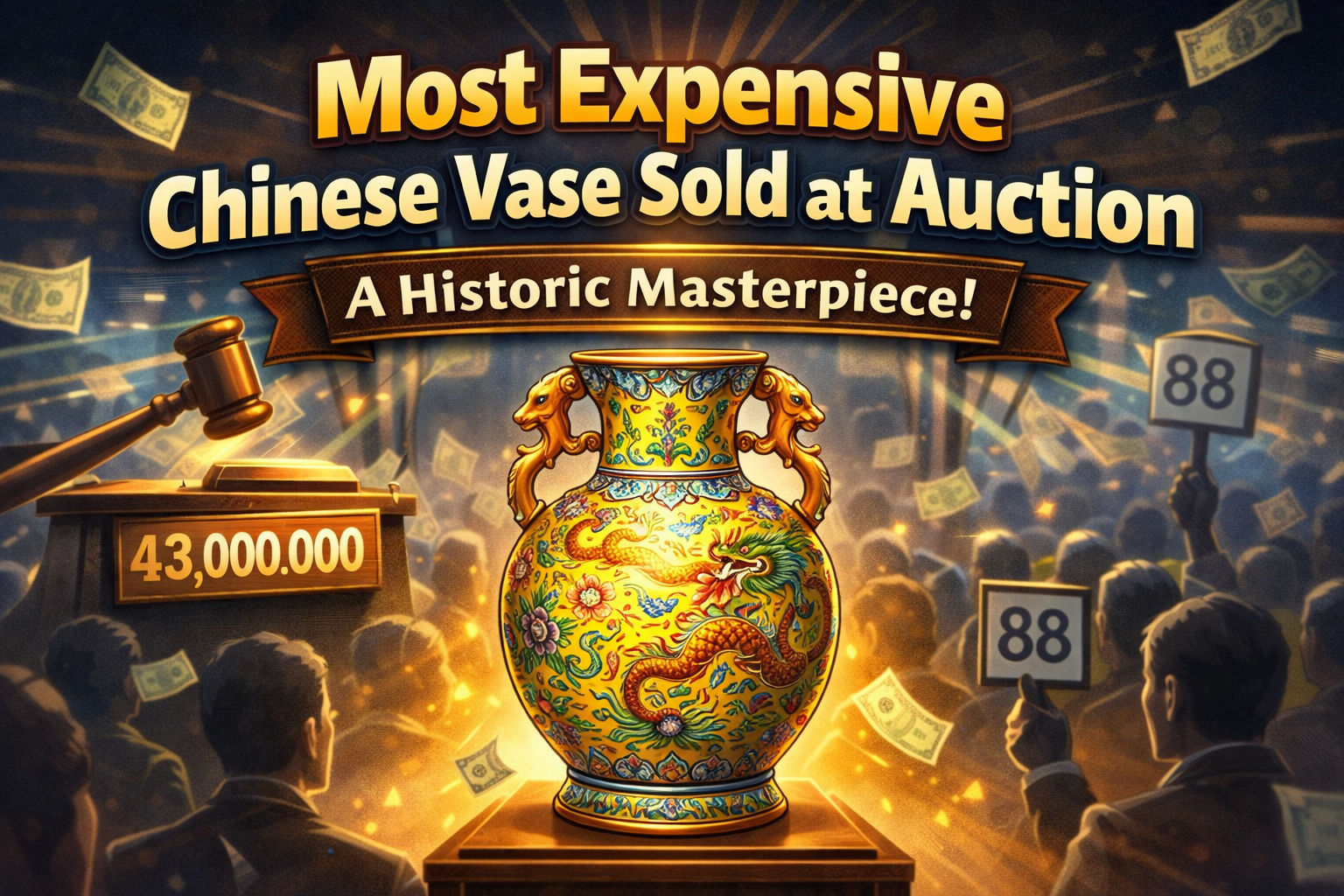 Most expensive Chinese vase sold at auction