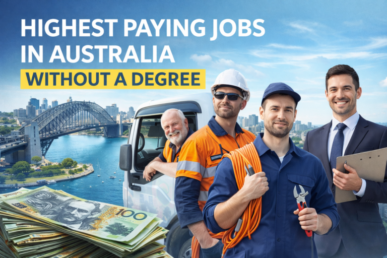 Highest Paying Jobs in Australia Without a Degree (2025 Guide)